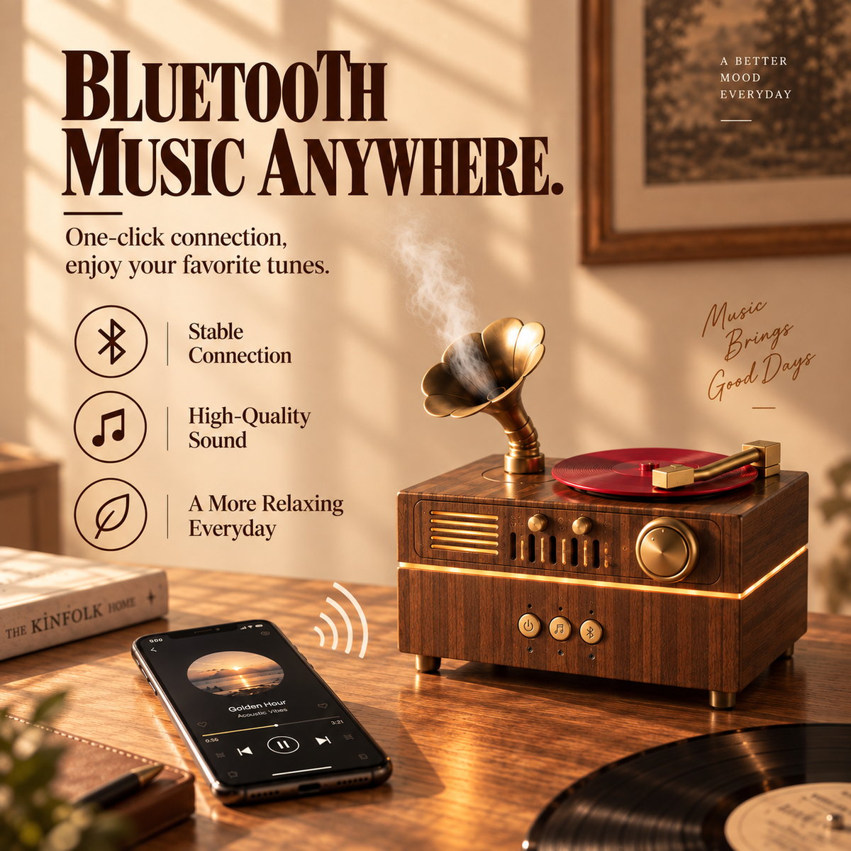 MistyVinyl Bluetooth Speaker