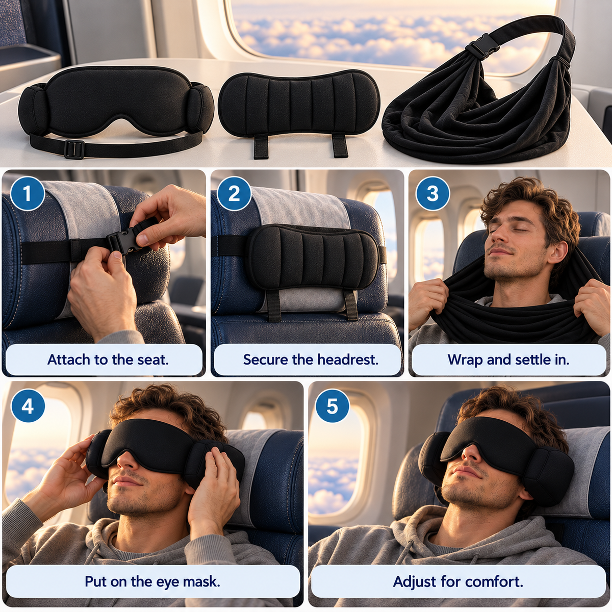 SleepSleeve Travel Pillow